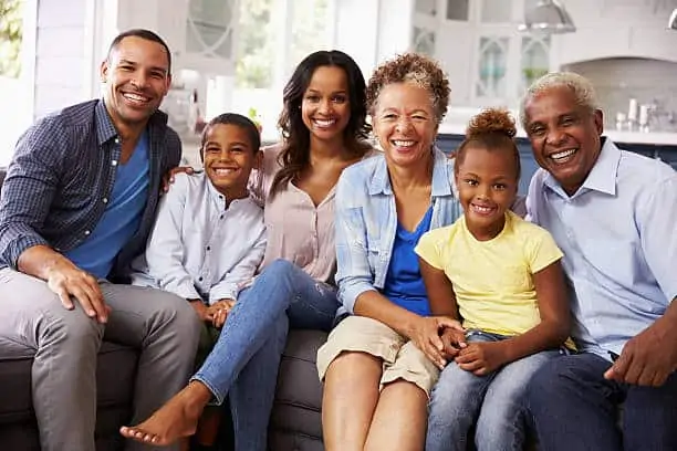 Afro American Family